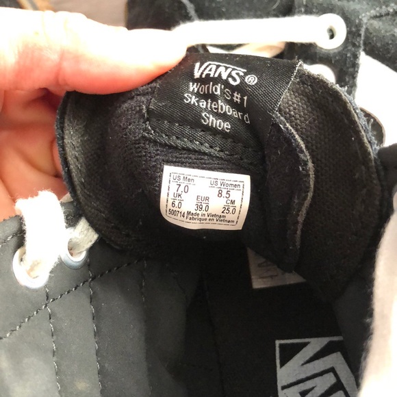 Vans high top gum sole, with ivory details - Picture 6 of 6